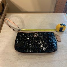 Barely Used Coach Zipper Clutch. Black Clutch/ Large Wristlet, Great Like New Condition.With Leather Strap. Inside Like New No Stains., Outside Like New Has 8 Credit Card Slots& One Pocket. Coach Hang Tag Black Leather Wristlet For Evening, Coach Wristlet With Zipper Closure For Evening, Coach Rectangular Clutch With Zipper Closure, Coach Evening Wristlet With Zipper Closure, Black Leather Wristlet, Coach Leather Wristlet With Zipper Closure, Black Leather Coach Clutch, Black Coach Wallet With Detachable Strap, Coach Clutch With Detachable Strap, Rectangular