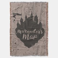 a black and white map with the words maraadder's map on it