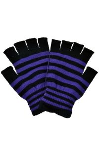 Emo Gloves, Beetlejuice Fashion, Striped Fingerless Gloves, Angel Clothing, Striped Gloves, Fantasy Shop, Alt Clothes, Bold Dresses