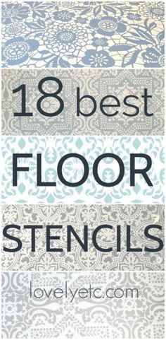 Floor Stencils Patterns, Stenciled Floors, Stenciled Tile Floor, Well Painting, Painted Porch, Floor Stencils, Floor Concrete