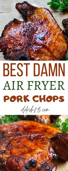 the best damn air fryer pork chops