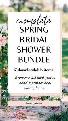 the complete spring bridal shower bundle