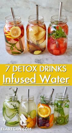 Ella Vegan, Alcohol Detox, Diy Drinks, Detox Water Recipes