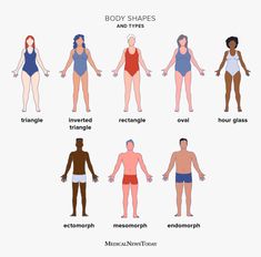 A person's body shape depends on many factors, including sex, diet, and genetics. Learn more about the different body shapes for males and females here. Female Body Types Reference, Body Types Reference, Female Body Types, Different Body Types, Body Image Issue, Body Types Women, Dark Underarms, Nose Shapes