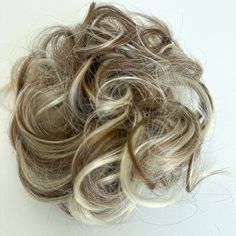 Apexhairs Messy Bun Hairpiece Dark Brown Mix Bleach Blonde Bleach Blonde, Shades Of Blonde, Hair Toppers, Hair Fibers, Hair Wraps