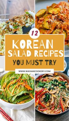 korean salads with the title 12 korean salad recipes you must try