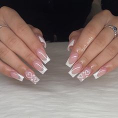 Nails For Tenerife, Acrylic Square Nails Ideas, Square Nails Ideas, Judy Nails, Acrylic Square Nails, Girls Nail Designs, Spring Acrylic Nails, Hard Nails, Cute Simple Nails