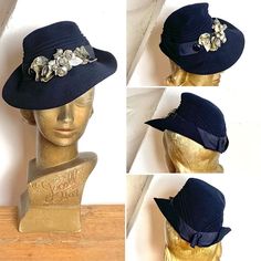 1940s Crafts, Vintage Headwear, 30’s Fashion, 1930s Hats, 1940s Hats, 1940s Outfits, 1940's Fashion, 40s Style