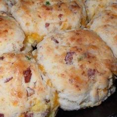 some biscuits that are sitting in a pan