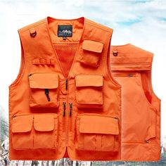 Season:Summer,Spring; Fabric:Polyester; Sleeve Length:Sleeveless; Gender:Men's; Activity:Camping / Hiking / Caving; Clothing Type:Outerwear; Function:Breathable,Quick Dry,Waterproof; Pattern:Solid Color; Design:Pocket; Sports Clothing Sub Category:Hiking Vest,Fishing Vest; Listing Date:05/27/2024; Bust:; Height:; Length:; Weight (kg): Photography Vest, Photography Camp, Hiking Vest, Fishing Apparel, Mens Outdoor Clothing, Mens Waistcoat, Fishing Photography, Men's Waistcoat, Fishing Vest