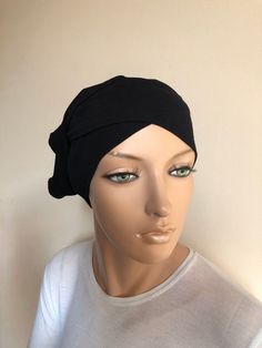 Very comfortable black cap thanks to which your hijab will not slip, this design make as crosswise . Your look will be elegant and stylish. Made of pur jersey, which helps to secure the handkerchief and it does not slip. Suitable for woman and child.FREE SIZE Black Beanie Turban One Size, Elegant Fitted Black Headwrap, Elegant Black Adjustable Turban, Stylish Hijab, Muslim Dress, Muslim Outfits, Black Cap, Islamic Gifts, Head Covering