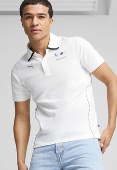 Puma BMW MOTORSPORT - Polo krekls - white Bmw Motorsport, Polo Shirt White, Team Sports, Shirt White, Sports Team, Motorsport, Polo Shirt, Bmw, Sports