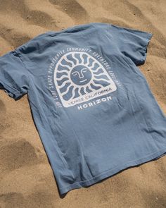 Vintage Horizon Sun Surf Skate Adventure Aloha Love Beach Island tee Vacation Sunset If something's not quite right, of you've simply changed your mind we'll gladly exchange or accept return any unused items up to 15 days from order. We are always very happy to help so just send us a message. If there is a problem with your order, please contact us and we will try to resolve the situation immediately. our brand believes in using the best materials to create our designs. We use luxury paint, ink, & thread to make our prints. Our designs are meant to last.  Adorable luxury printed sweatshirt. This item is made with high quality long lasting material.  Screen printed in Los Angeles These shirts are Unisex and are comfort colors unisex 1717 so refer to that chart for sizing! Made In U.S.A. 6.5 Colorful T Shirt Design, Beach Shirt Design Graphic Tees, Sun Tshirt Design, Surf Tshirt Design Vintage, Surf Brands Clothing, Surf T Shirt Design, Surf Graphic Tee, Surf Shirt Design, Vintage Surf Tshirt