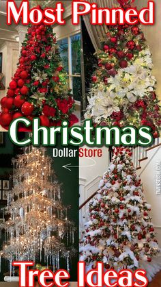 christmas tree decorations are featured in the magazine's most - primed christmas dollar store