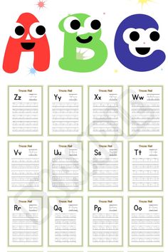 printable abc and w worksheet for kids