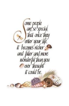 a quote with seashells and shells on it