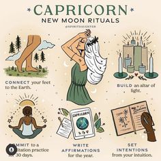 the capricorn's new moon rituals are here to help you learn how to use them