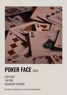 poker face 2008 lady gag the fame interscope records