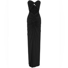 Saint Laurent Cut-Out Strapless Gown Brand New Never Worn Size 36 Small Bodice Italian Lycra Originally $7500 Black Pre-draped Strapless Maxi Dress For Evening, Ysl Dress, Yves Saint Laurent Dress, Runway Dresses, Strapless Gown, Cutout Dress, Couture Fashion, Red Carpet, Yves Saint Laurent