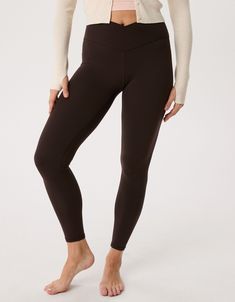 OFFLINE By Aerie Real Me High Waisted Crossover Legging Web Development Website, Crossover Leggings, Aerie Leggings, Aerie Offline, Boot Cut Leggings, Aerie Real, Athletic Fit Jeans, Offline By Aerie, Jean Trends