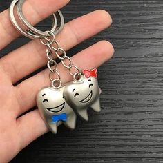 Lover's keyrings ❤️"Love"❤️❤️❤️❤️Gift your special someone this tooth keyring and make their day even more beautiful with them being constantly reminded of how much you love them ♥️🤗💏▶️To buy please follow the link in bio or go to www.dentalbuzz.shop◀️FREE SHIPPING WORLDWIDE ✈️.... #dentistgift #dentalscience #dentes #odontologiadicas #smiledesign #dentalimplants #dentistica #dentallifestyle #prosthesis #prosthodontics #odontogram #estomatologia #ortho #maxillofacialsurgery #smile #c Dental Wall Art, Dental Posters, Teeth Art, Teeth Shape, Assistant Gifts