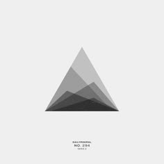 an image of a triangle that is in the middle of a white and black background