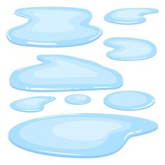 blue water droplets floating on top of each other stock photo - art isto, illustratione