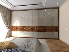 bedroom cupboard designs colour combination Wooden Wardrobe Designs, Wardrobe Shutters, Bedroom Cupboard Ideas, Cupboard Ideas