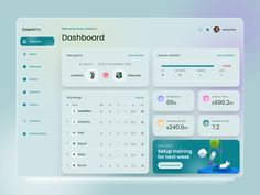 the dashboard screen is clean and ready to be used in any application or web design