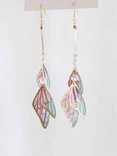 Butterfly Wing Earrings, Chique Outfits, Butterfly Fairy, Magical Jewelry, Daith Piercing, Best Jewelry, Wing Earrings, Best Jewelry Stores, Pretty Earrings