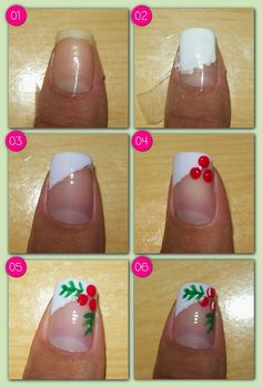 Anting Manik, Holiday Nail Designs, Christmas Nail Art Designs