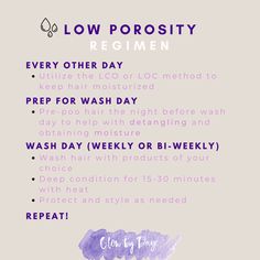 Wash Day Routine Low Porosity Hair, Low Prosperity Hair Routine, Hair Routine For Low Porosity Hair, Taking Care Of Braids, How To Take Care Of Low Porosity Hair, Low Porosity Curly Hair Routine, Hair Care For Low Porosity Hair, Low Porosity Hair Care Products, Low Porosity Hair Products Shampoos