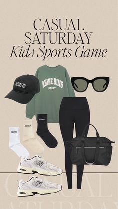 Weekend Sports Mom Outfits, Soccer Mom Outfit Spirit Week, Casual Saturday Outfit, Sporty Mom Outfits, Soccer Mum, Mom Necessities, Sports Mom Bag, Soccer Mom Outfit