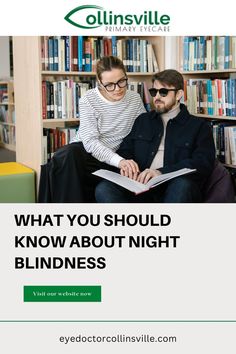 Night blindness, or nyctalopia, is he inability to see well at night or in low lighting conditions like at a restaurant. This is a symptom of a problem with usually the retina, the tissue that lines the back of the eye. A Restaurant, Social Science, The Eye, Facts About, At Night, Leadership