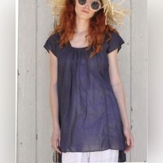 As Seen In Sundance, Jp And Mattie 100% Tissue Cotton Margot Dress In Lilac. Cap Sleeves, Round Neck, Hi-Low. Never Worn, Nwt Pit To Pit:18” Shoulder Length:28”-36” Fitted Blue Tunic For Summer, Blue Fitted Tunic For Summer, Elegant Short Sleeve Tunic For The Beach, Elegant Short Sleeve Beach Tunic, Fitted Spring Beach Tunic, Fitted Short Sleeve Tunic For Beach, Flowy Short Sleeve Spring Tunic, Flowy Short Sleeve Tunic For Spring, Fitted Casual Beach Tunic