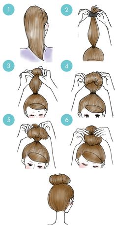 Hairstyles Step By Step, Hair Step By Step, Easy Everyday Hairstyles, Cute Simple Hairstyles, Step By Step Hairstyles, Daily Hairstyles, Pinterest Hair