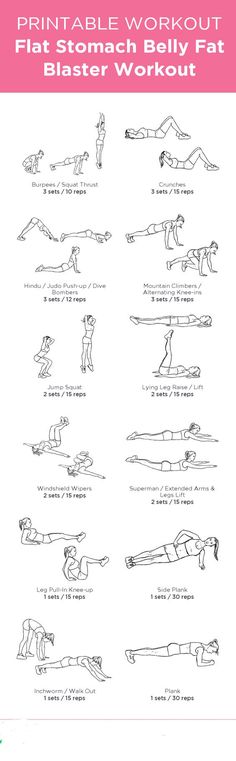 the printable workout poster shows how to do an exercise with your hands and feet