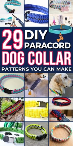 29 diy paracord dog collar patterns you can make in just one hour