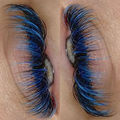 BLUE LASHES (12 ROW) – iLevel Lab Wispy Hybrid Lash Extensions With Color, Blue Eyelashes Extensions, Eyelashes Extensions With Color, Crazy Lash Extensions, Eye Lash Extensions Styles Color, Mermaid Lash Extensions, Festival Lash Extensions, Pride Lash Extensions