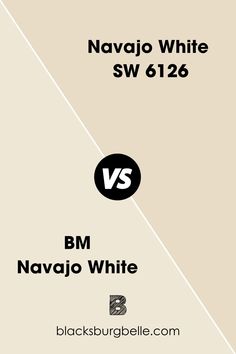 two black and white logos with the words bm navajo white vs bm navajo