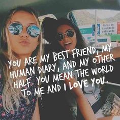 Just wanted to say... #friendship #friends #best-friend #quotes #friendship-quotes #BFF Follow us on Pinterest: www.pinterest.com/yourtango Human Diary, Best Friend Things, National Best Friend Day, Best Friend Stuff, Bff Stuff, Best Friend Day, Friend Stuff