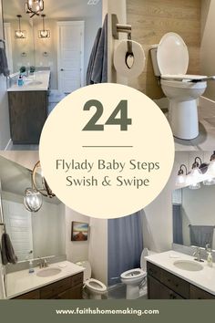 the bathroom is clean and ready to be used for baby's, toddler's, and infant's