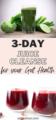 3 day juice cleanse for your gut health