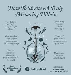 how to write a truly mening villain info sheet for the harry potter fan club