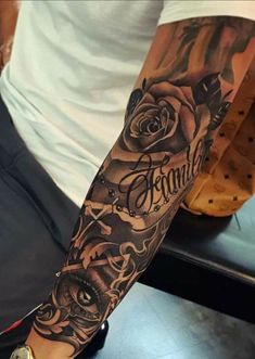 a woman's arm with tattoos on it and the words, do you want to get