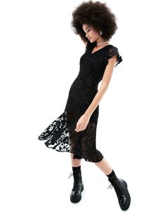 Let your fashion-forward fantasies come to life with the MERLIN MIDI DRESS BLACK! Featuring a short sleeve and lace design, this dress is the perfect combination of comfort and sophistication. Polyester 56% Nylon 44% Hand wash, lay flat to dry Imported Midi Dress Black, Lace Design, Black Midi Dress, Lay Flat, Dress Black, Merlin, Fashion Forward, Black Dress, Midi Dress