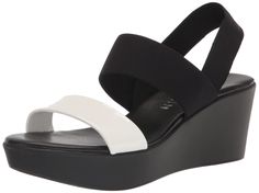 PRICES MAY VARY. Anne Klein Womens Shoes Made from quality materials for durability and long-lasting wear Slip-on design with elasticized side panels for a comfortable and secure fit Padded footbed for added comfort and support during all-day wear Womens Sandals Wedges, Kids Luggage, Luxury Store, Wedge Sandal, Side Panels, Pharmacy Gifts, Platform Wedges, Anne Klein, Panel Siding