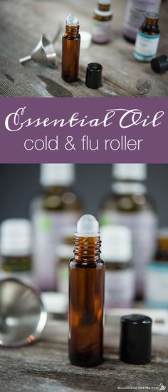 How to make an Essential Oil Cold and Flu Roller Essential Oils For Cold, Essential Oils For Congestion, Diy Scrubs, Holistic Home, Essential Oil Roller Bottle Recipes, Roller Bottle Recipes, Roller Bottle Blends, Essential Oils For Colds, Essential Oil Roller Balls