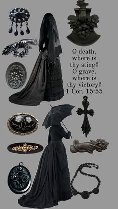 #mourning #victorian #victorianmourningjewlery #mourningjewlery #death Victorian Morgue Aesthetic, Victorian England Aesthetic Fashion, Goth Victorian Outfits, Victorian Ghost Aesthetic, Victorian Outfits Aesthetic, Victorian Woman Aesthetic, Neo Victorian Fashion, Victorian Aesthetic Outfit, Goth Victorian Aesthetic