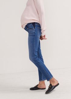 The Slim Maternity Jean Maternity Jeans Outfit, Maternity Casual, Casual Maternity, Infinite Possibilities, Maternity Style, Pregnancy Outfits, Maternity Jeans, Jeans Outfit, High Rise Jeans